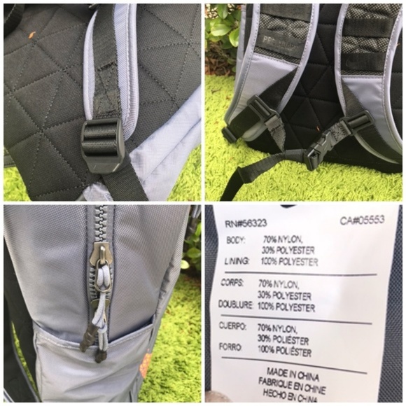 Nike Backpack Vapor Power Grey Orange🍊Unisex - Picture 4 of 7